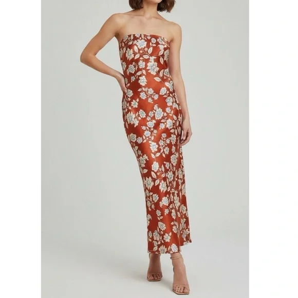 BEC & BRIDGE Moon Dance Maxi Dress, Blossom Print, 2 (US) - Picture 3 of 11